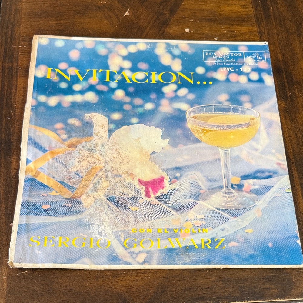 Sergio Golwarz Invitation Vol 1 Vinyl Record lp